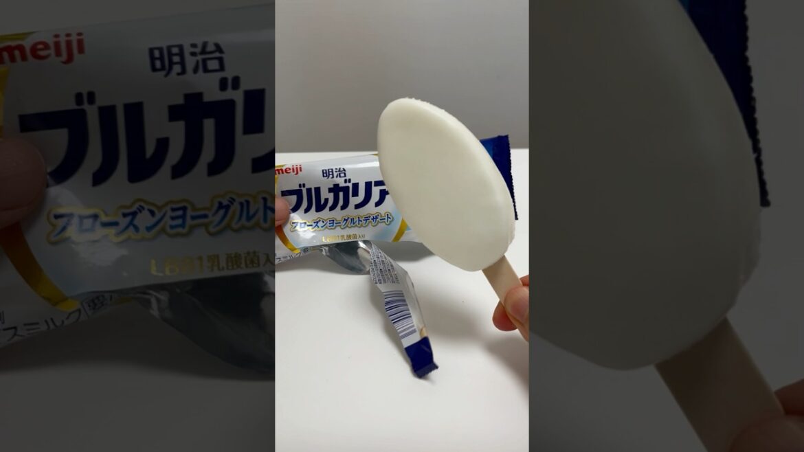 Japanese Ice Cream🍨 Frozen Yogurt Popsicle #shorts