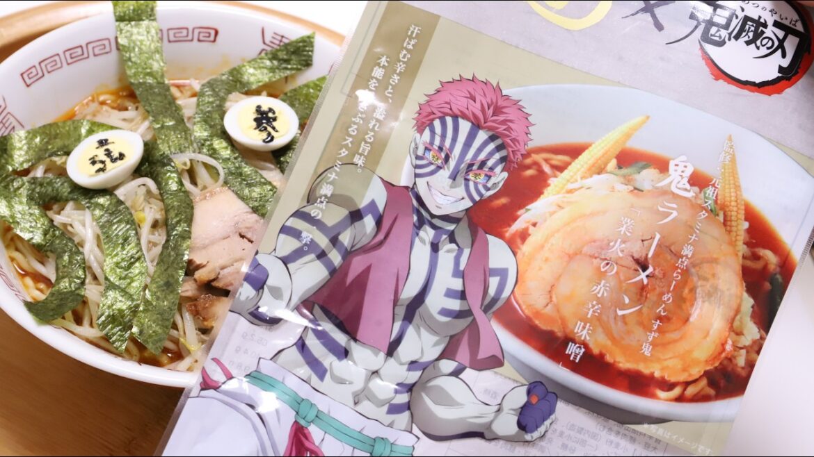 Demon Slayer: Kimetsu no Yaiba Frozen Ramen🍜 ASMR & Cooking (No Talking)
