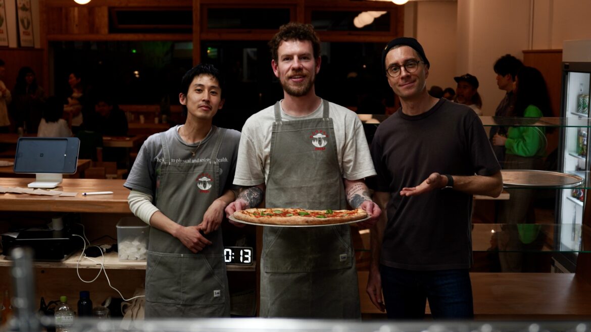 Osaka favourite Hughes Pizza doubles up with a new parkside pizzeria