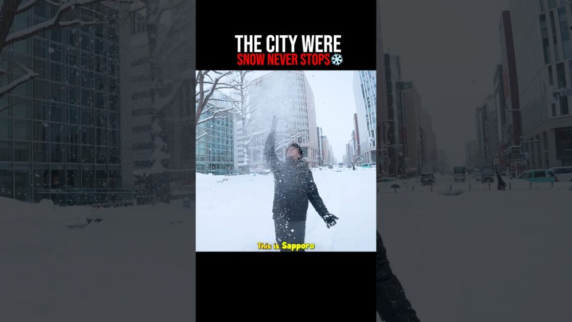 Record Snowfall… But This City Never Stops ❄️🇯🇵