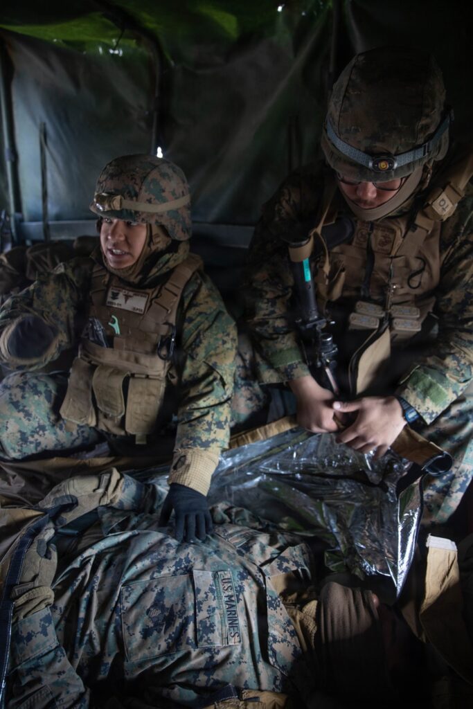 Marine Wing Support Squadron 171 trains at Mount Fuji