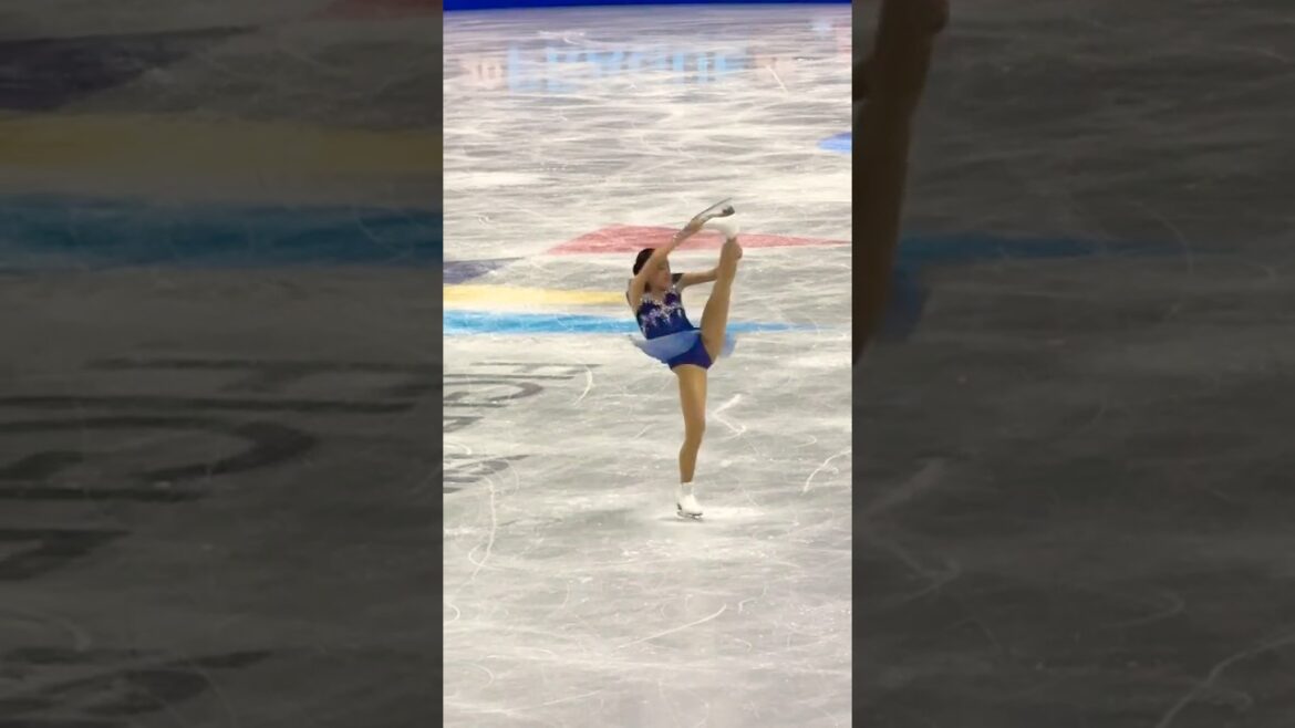 MONE CHIBA IS UNSTOPPABLE AT ISU 2026 PRAGUE ⛸️ #shortsfeed #travelshorts