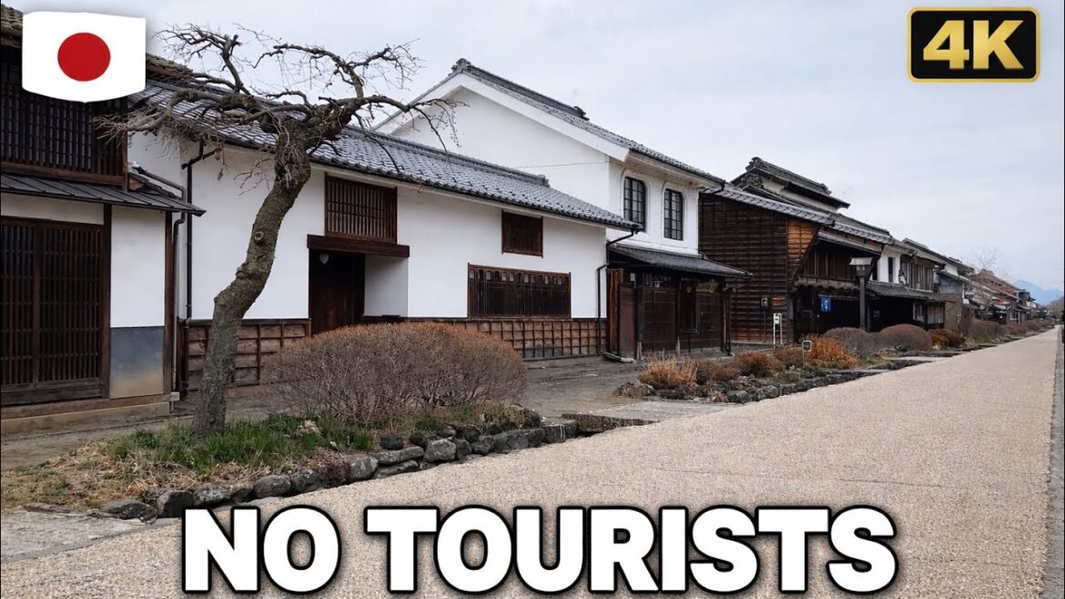 Japan POV Walking Tour | Unno-juku, Nagano | Quiet Traditional Street 4K#japantravel #japanwalk