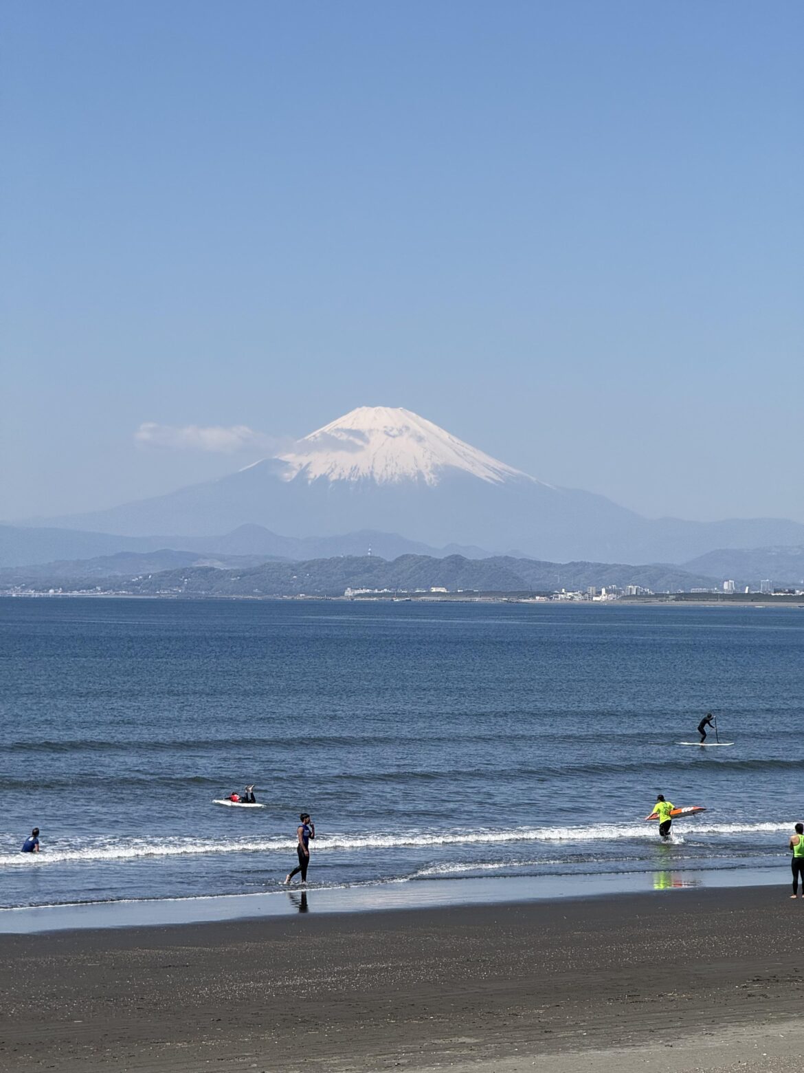 Amazing view of Fuji-san at Enoshima yesterday