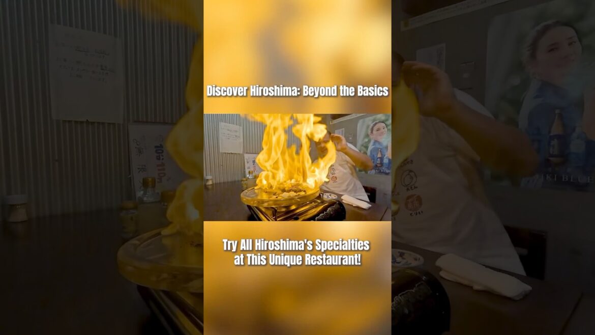 【#shorts 】Try All Hiroshima's Specialities at This Unique Restaurant!