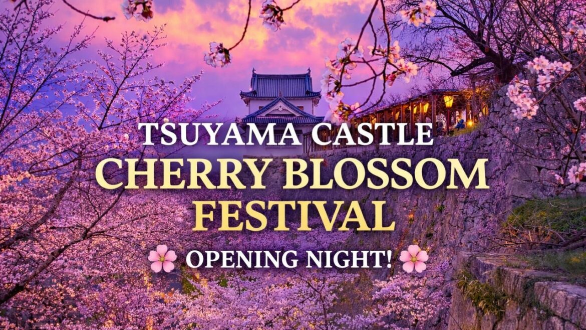 Tsuyama Castle Sakura Festival 🌸 Not Full Bloom Yet! Night Lights, Food Stalls & Hidden History Tsuyama Castle Sakura Festival 🌸 Not Full Bloom Yet! Night Lights, Food Stalls & Hidden History