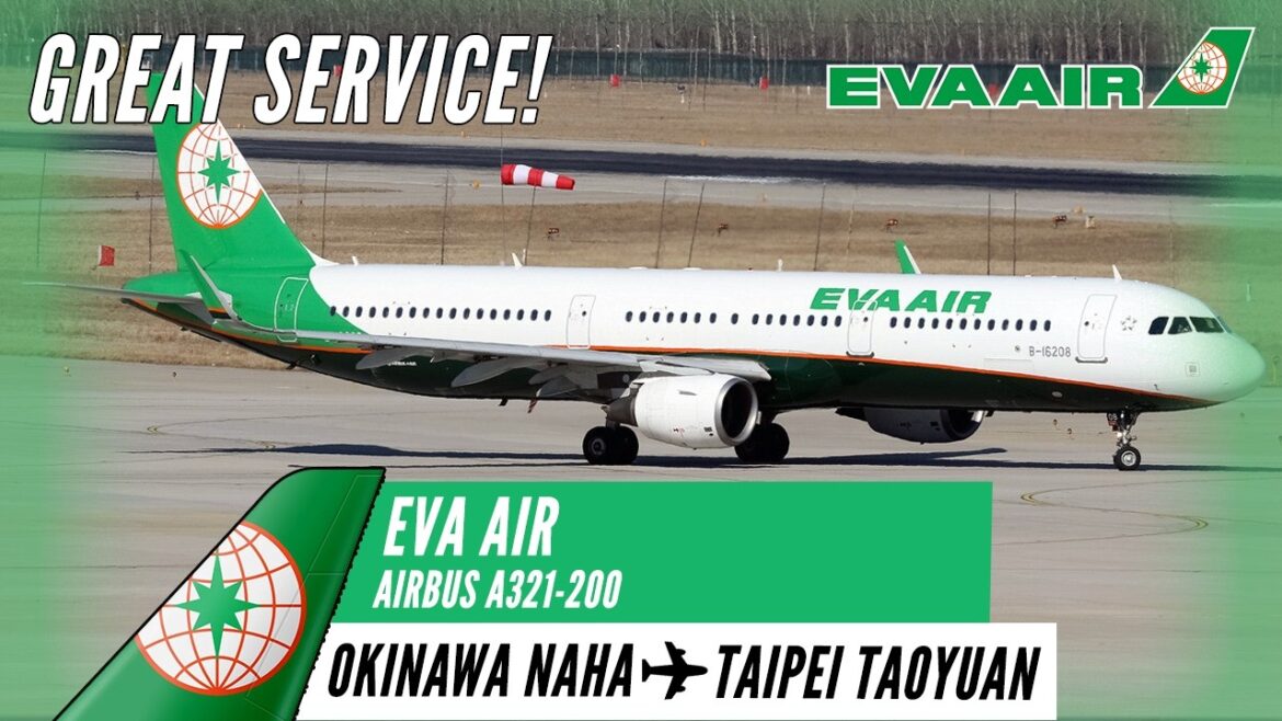 HOW is EVA AIR on SHORT HAUL FLIGHT? | Trip Report Okinawa Naha to Taipei Taoyuan