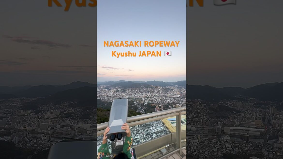 NAGASAKI ROPEWAY SUNSET FULL REVIEW @ KYUSHU JAPAN 🇯🇵
