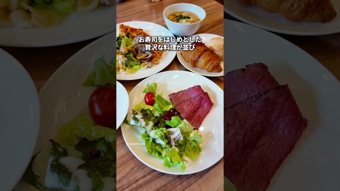 人気観光地にある豪華ビュッフェが満喫できるホテル