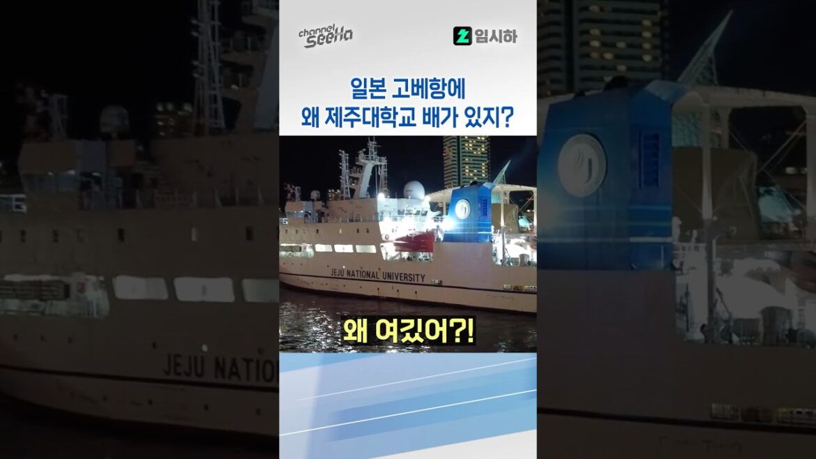 일본 고베항에 왜 제주대학교 배가 정박해 있었나요? #시하 #일본 #고베 #여행 일본 고베항에 왜 제주대학교 배가 정박해 있었나요? #시하 #일본 #고베 #여행