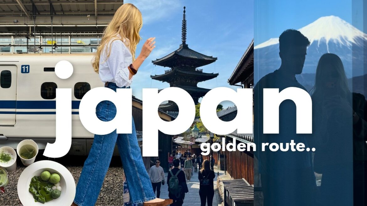 Japan by Bullet Train 🇯🇵🚅✨ Taking the Iconic Golden Route from Tokyo to Osaka.. (Fuji, Kyoto & MORE)