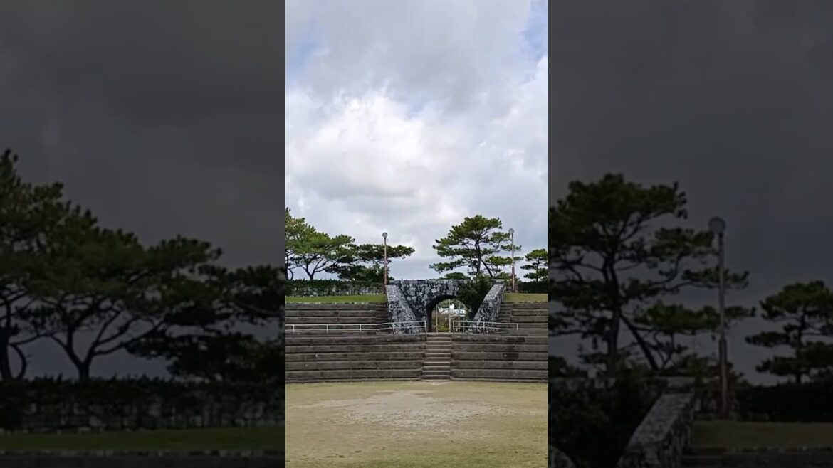 【Nago City】The promenade along Nago Bay from Nago Fishing Port to Enagic Stadium Nago③