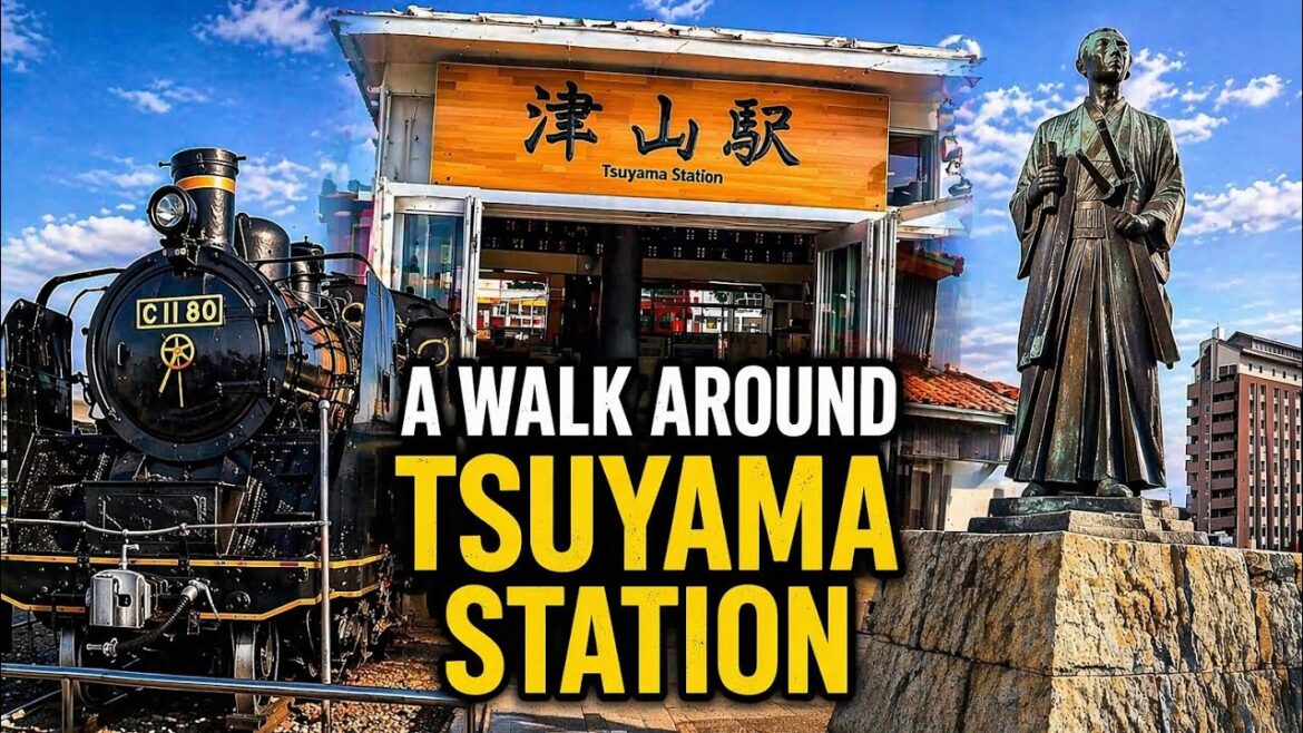 Tsuyama Station Japan 🇯🇵 | Hidden Gem, Trains, Buses, Taxis & History