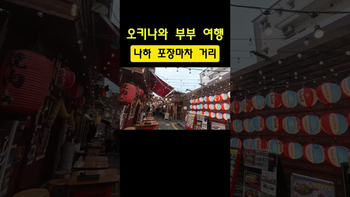 S60 국제거리 포장마차 둘러보기 #오키나와여행 #여행 #맛집 #국제거리