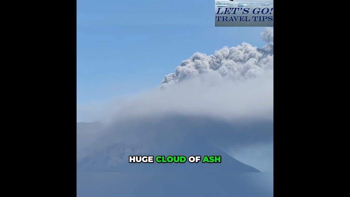 Volcano Erupts While on Cruise! Unforgettable Kagoshima Experience #shorts