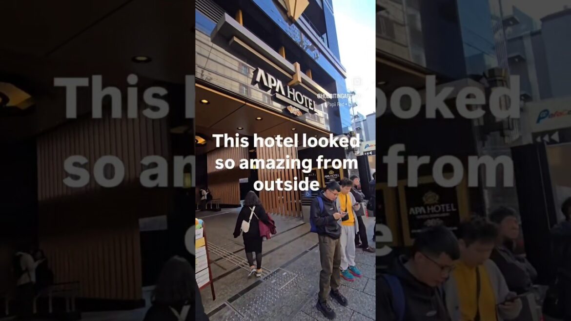 The most controversial hotel in Japan! 💀, have ever stayed here? #apahotel #japan