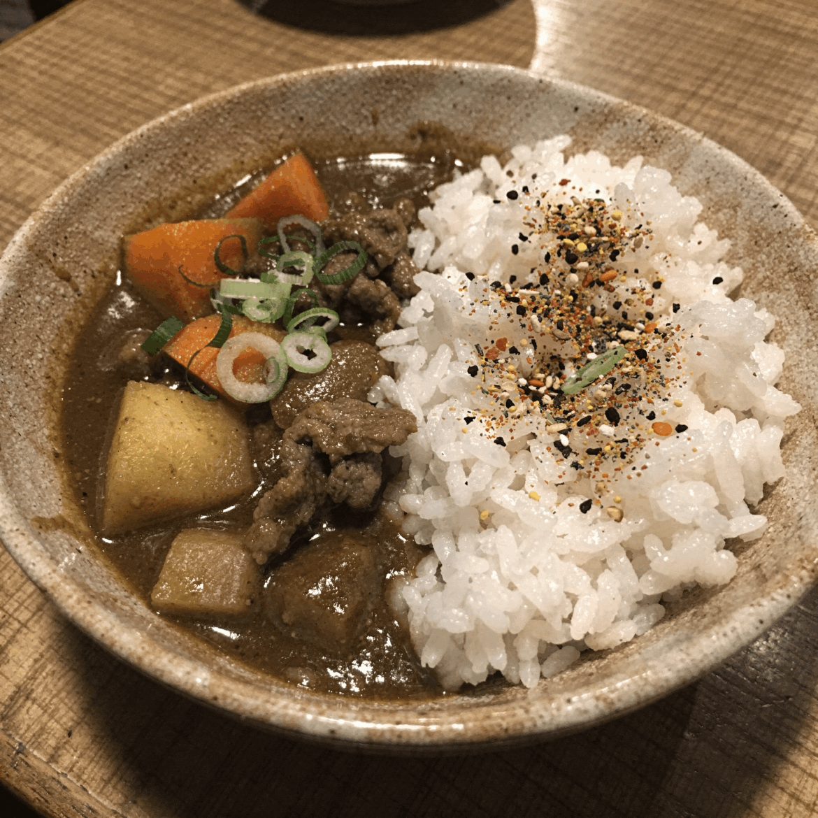 First try at beef curry!