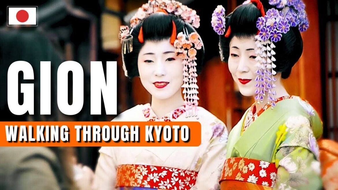 Gion District Kyoto Japan 4K Walking Tour