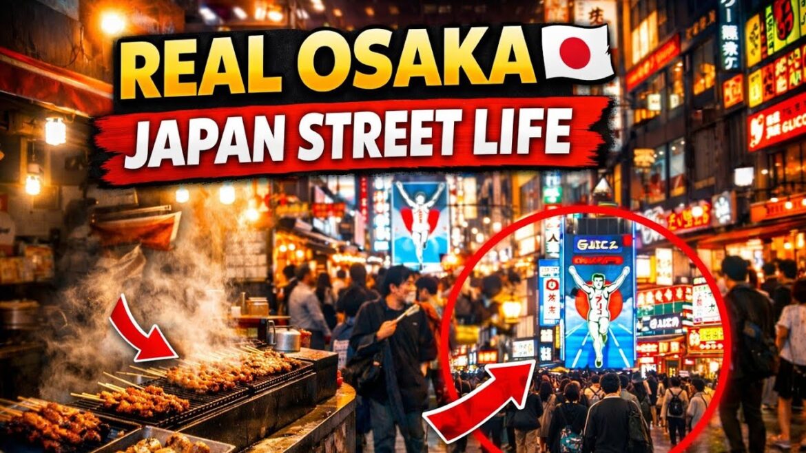 Osaka Japan Street Life | Must See Hidden Gems