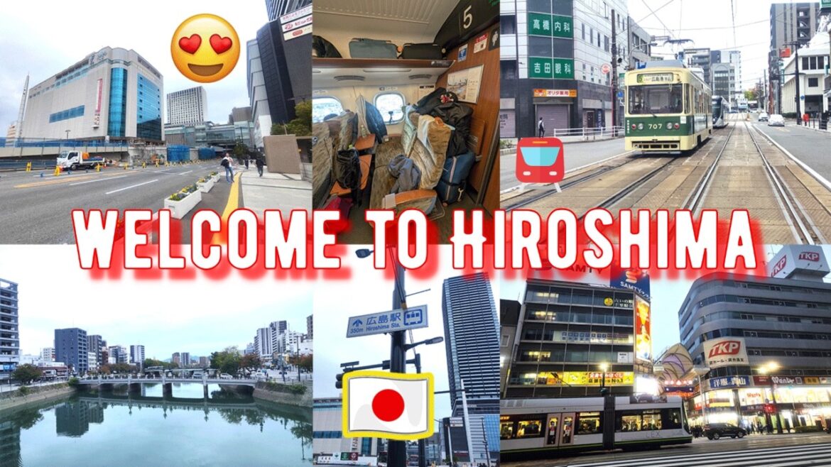 SHIN- OSAKA - HIROSHIMA + HIROSHIMA ELECTRIC RAILWAY + HONDORI SHOPPING STREET + ROOM TOUR 🇯🇵