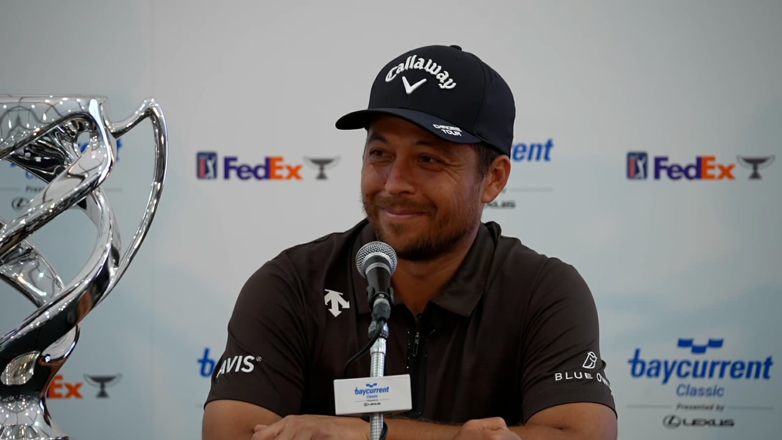 Xander Schauffele’s news conference after winning Baycurrent