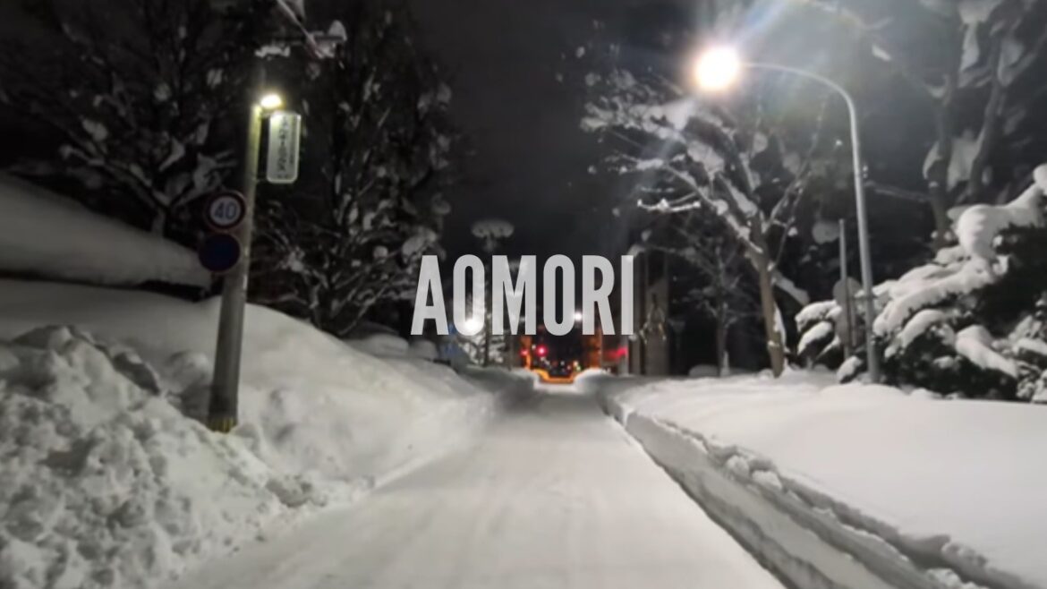 Aomori Winter Trip #1 – Bullet Train Journey & Heavy Snow Arrival | Japan Travel Vlog