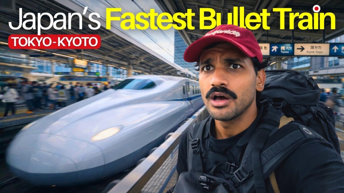 Riding the World’s 1st Bullet Train! 🚄🇯🇵 Tokyo to Kyoto!