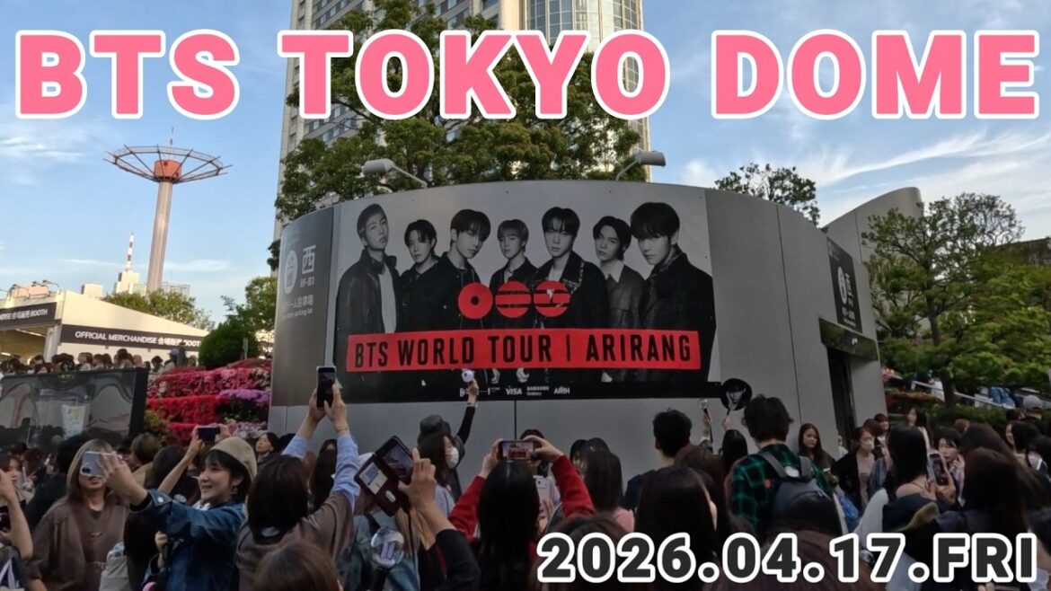 BTS WORLD TOUR ARIRANG in TOKYO DOME ( JAPAN ) DAY-1 / 2026.04.17.FRI #kimtaehyung #jungkook #jimin