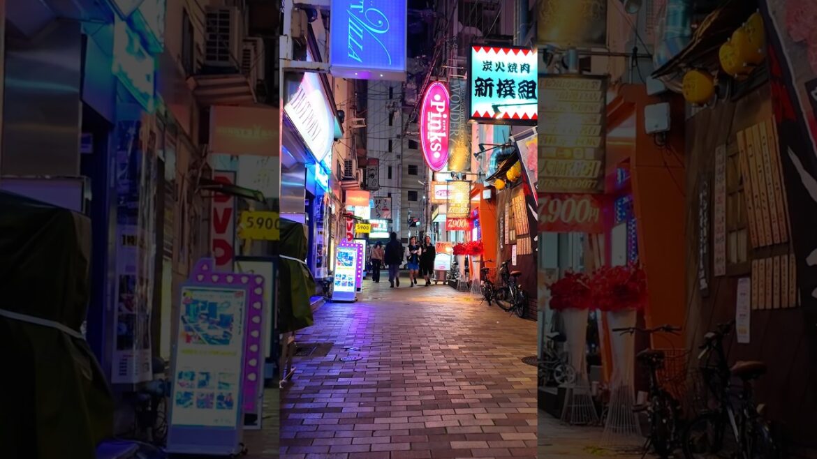 [4K ASMR] Night Walk in Kobe Sannomiya, Japan | Walking Tour #5