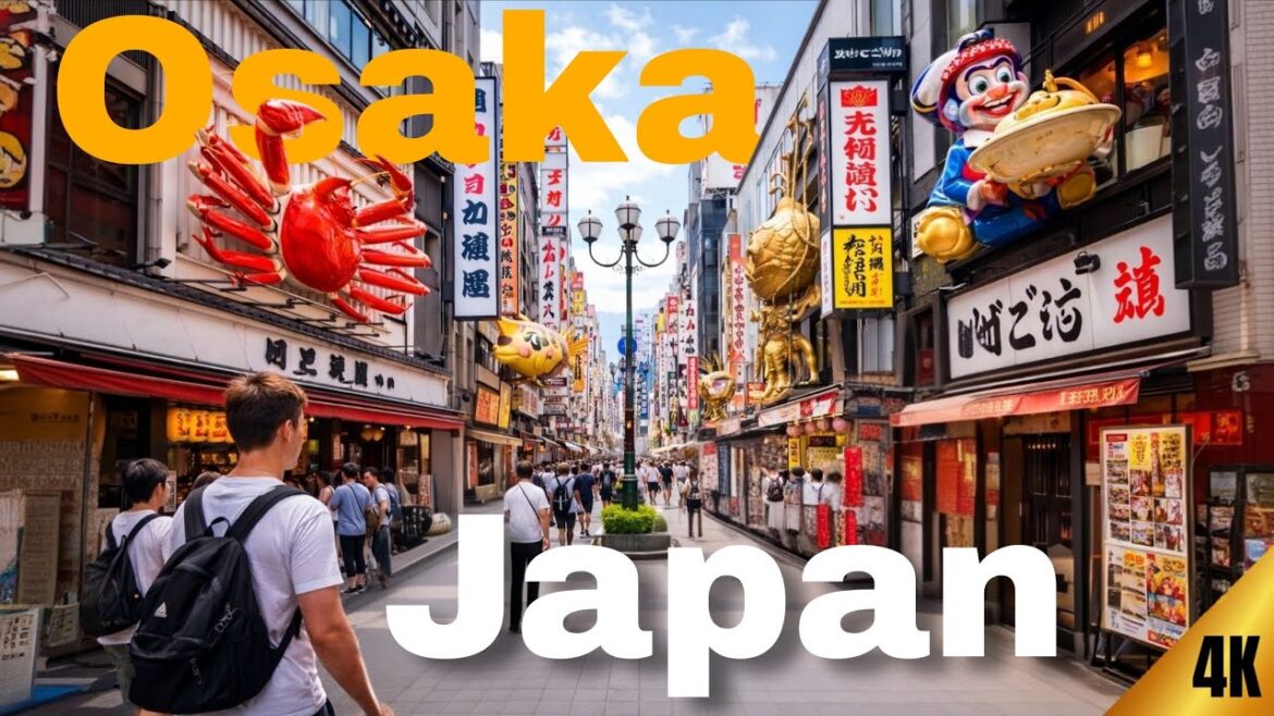 🇯🇵 Osaka, Japan walking tour 4K | Relaxing music
