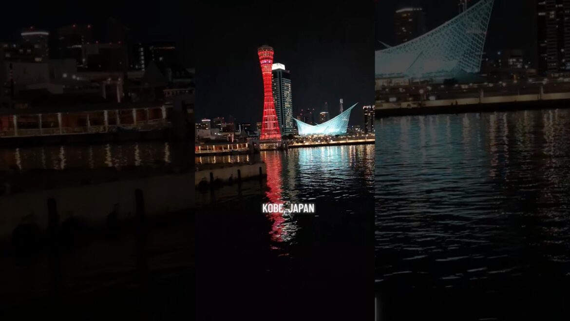 Kobe Port Tower in Kobe, Japan - An awesome Day Trip from Osaka #japantravel #kobejapan #osakatrip