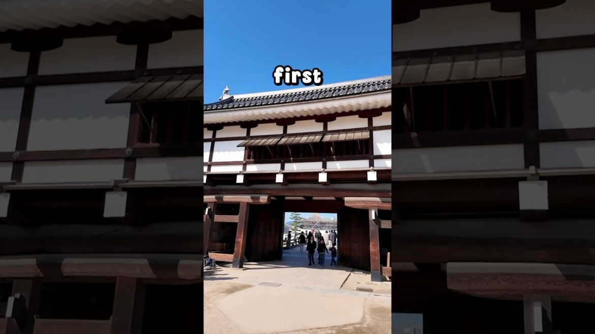 This was hidden outside of the Hiroshima Castle! Would you ever go to Japan?