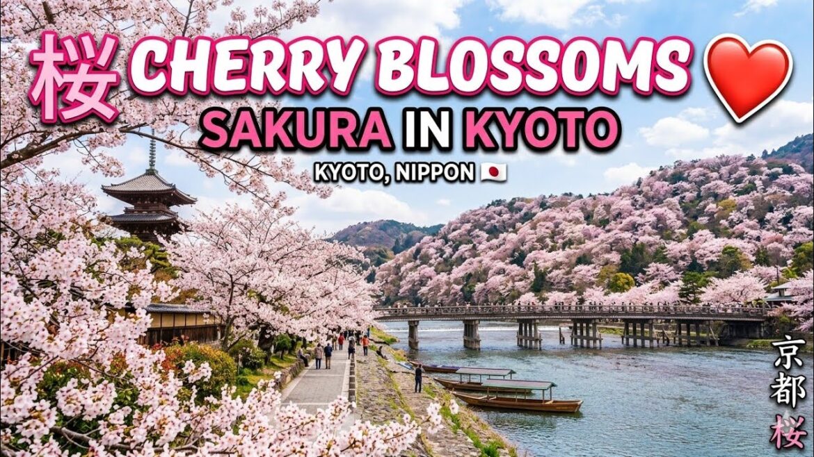 Enjoying the Cherry Blossoms (Sakura) in Kyoto, Nippon 🇯🇵♥️