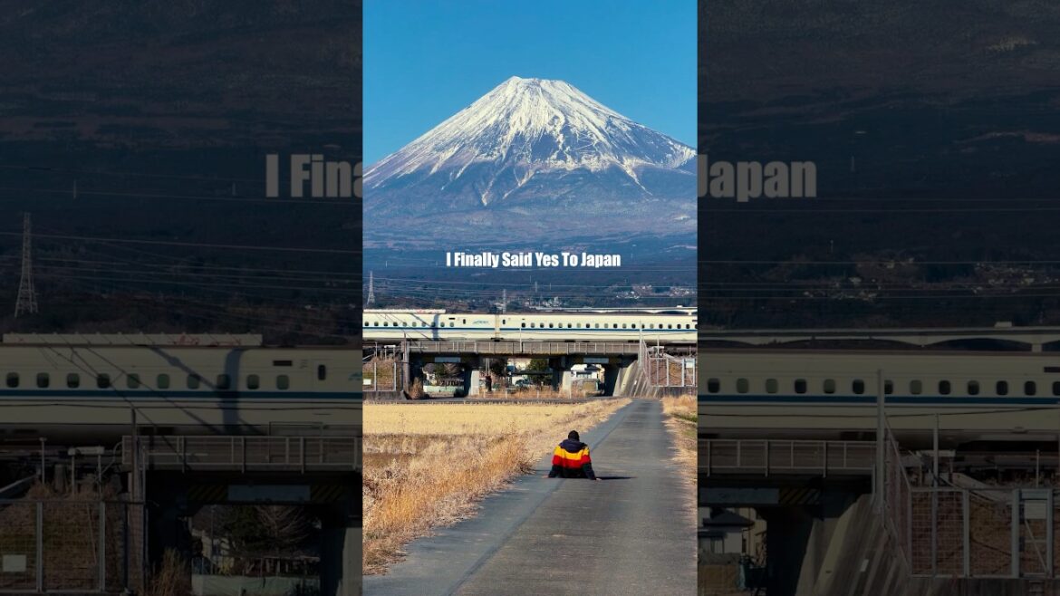 I Finally Made It to Japan 🇯🇵. #travelshorts #japan #mountfuji