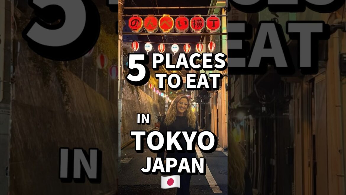 5 Places to Eat in Tokyo, Japan🇯🇵#travelvlog #japantravel #japanvlog #traveltips #japanesefood