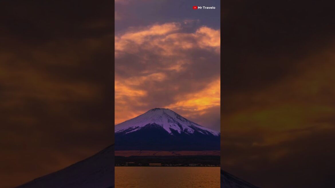 Mount Fuji: Japan’s Sacred Peak ⛩️✨ | Travel Video 4K #shorts