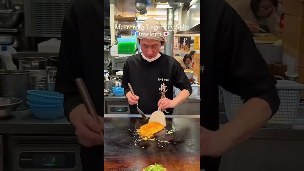 🇯🇵Only in Japan. It’s a noodle and omelet dish #japan #shorts #noodles #omelette #japanesefood