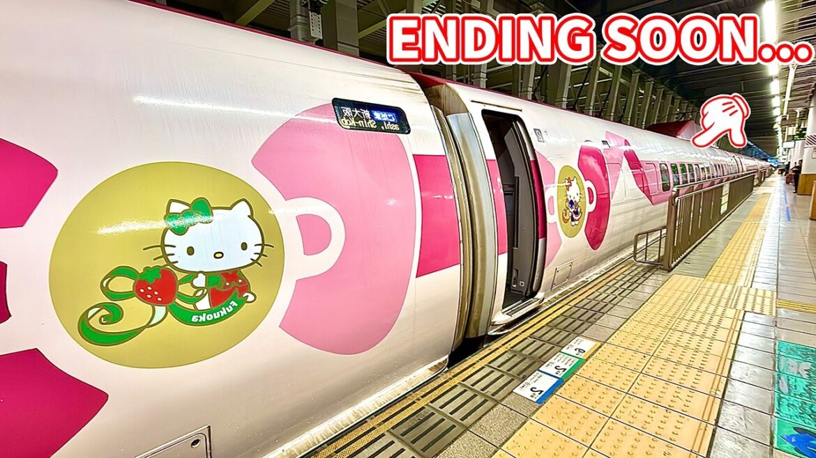 Before It’s Gone! Riding Japan’s Hello Kitty Shinkansen 🇯🇵 Fukuoka - Osaka