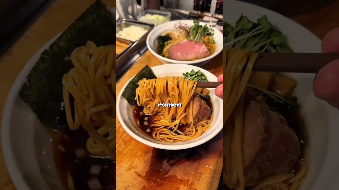 This Japan Ramen Stall only exists 2 days a week 🍜😋