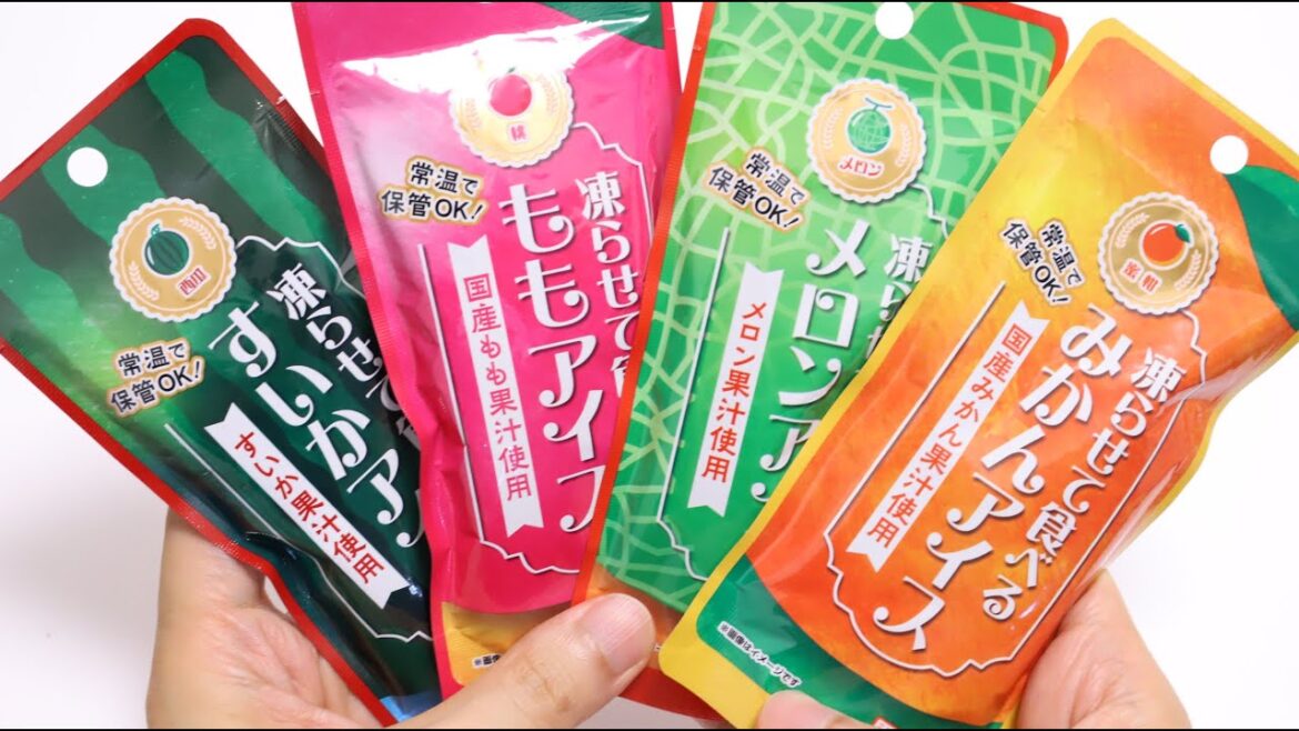 Easy Fruits Ice Candy Bar Pack Dollar Store Daiso