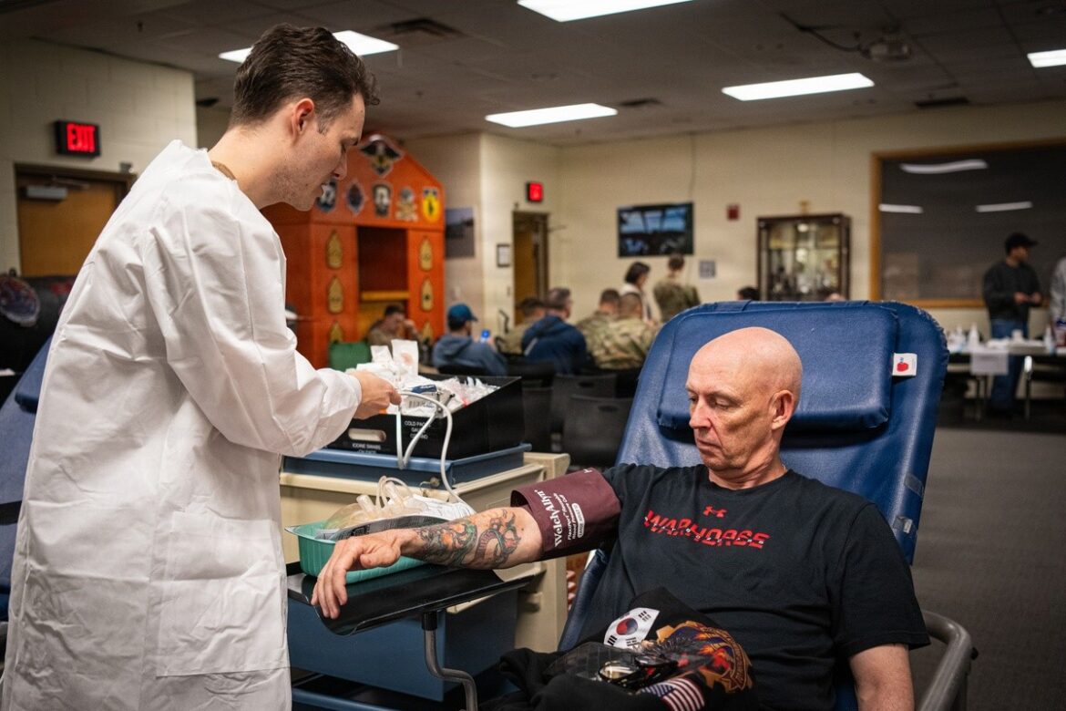 Camp Humphreys community rolls up its sleeves for INDOPACOM blood drive | Article