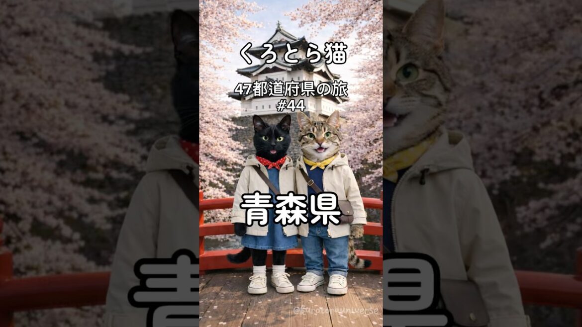 【くろとら猫47都道府県の旅#44 青森県】春の青森、絶景と美味しい時間| Spring in Aomori: Scenic & Delicious Moments | Japan Vlog