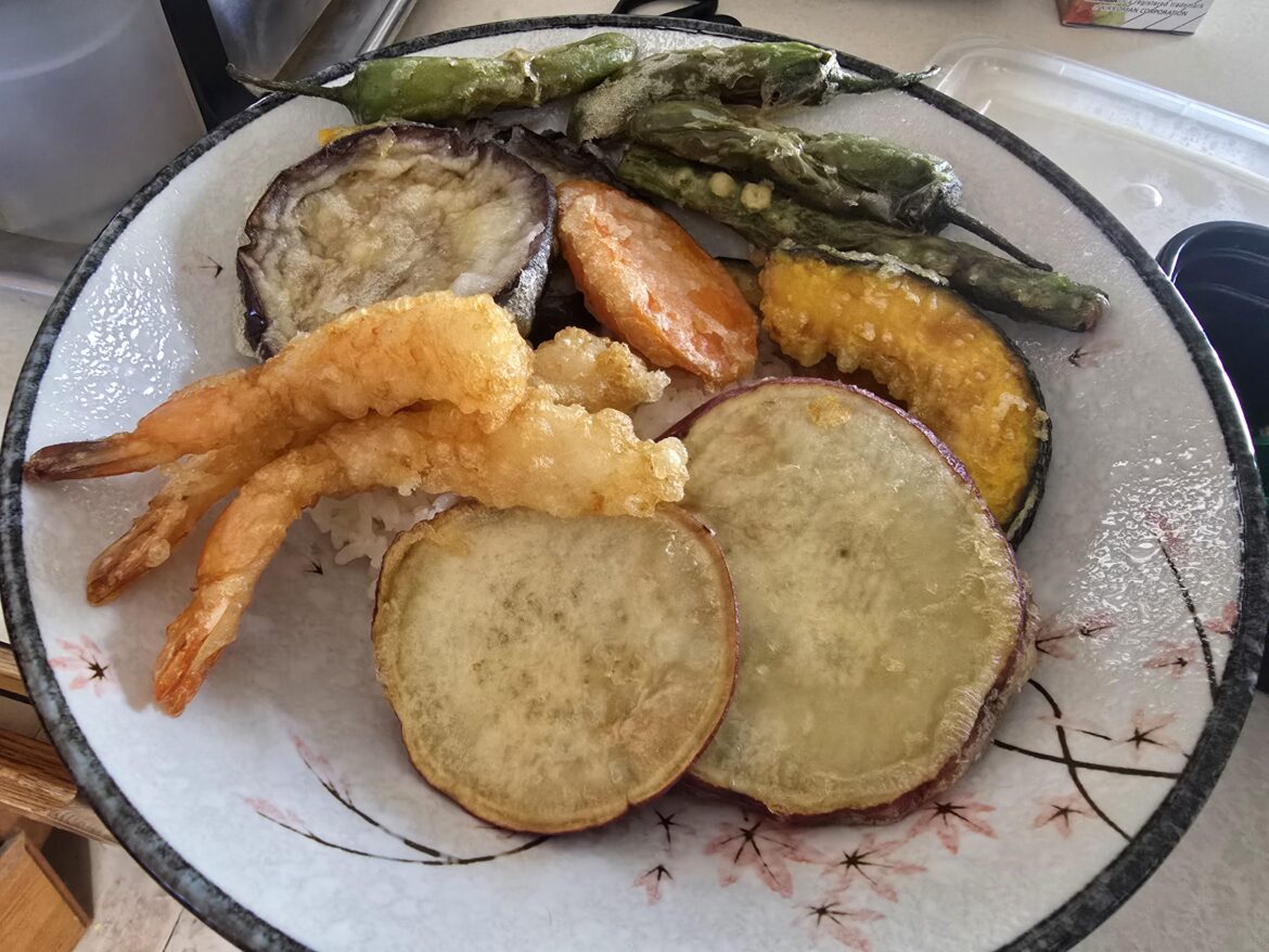 一昨日、美味しい天丼を作った