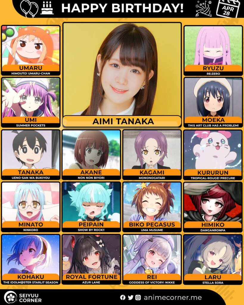 Happy 34th birthday to Aimi Tanaka!