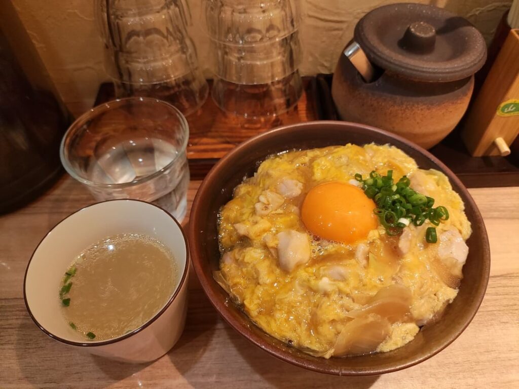 Sakurahime oyakodon in Ginza