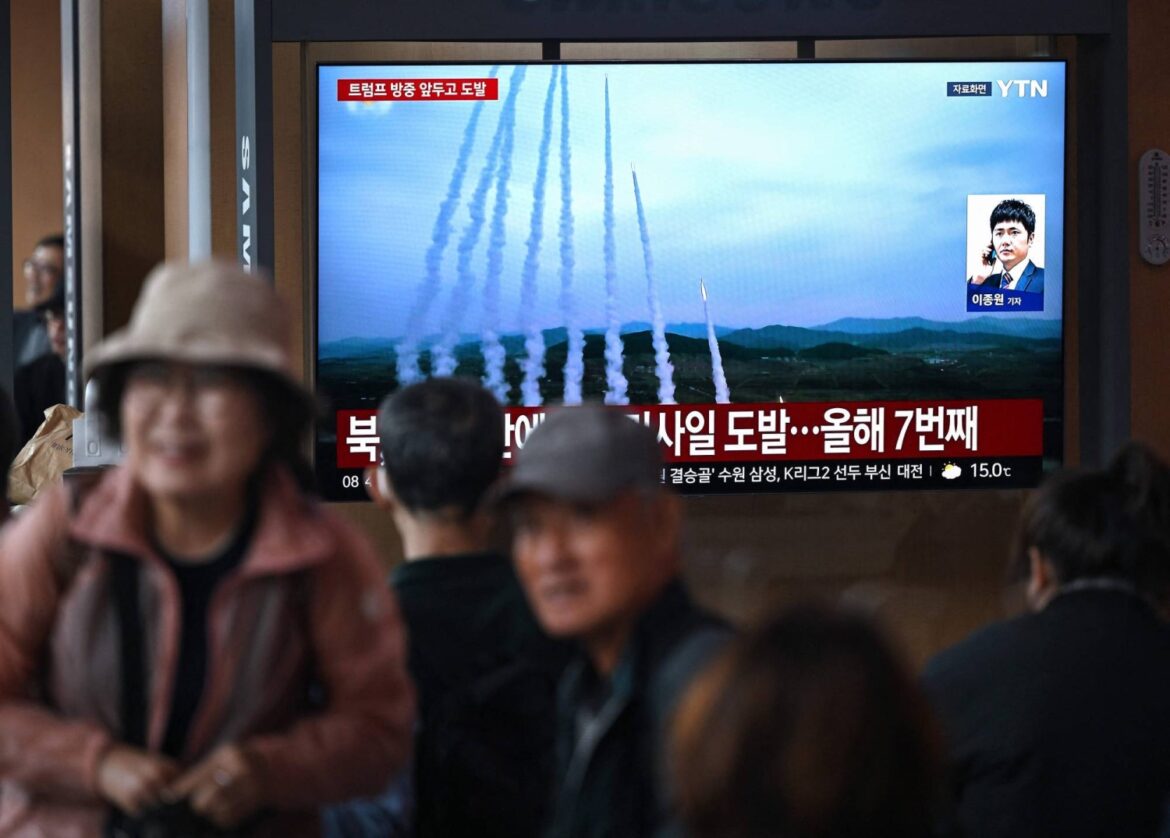 North Korea test-fires flurry of missiles, including possible sub-launched weapon