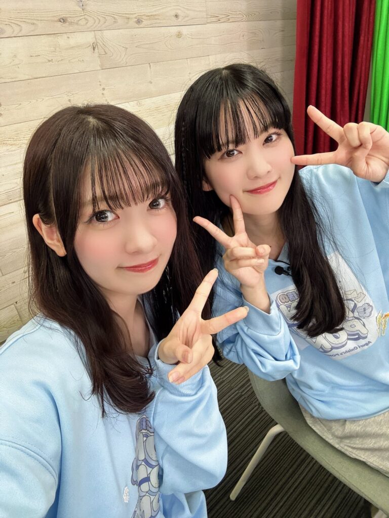 Suzuhara Nozomi and Onishi Aguri from『PONPONPON LIVE!!』 #6