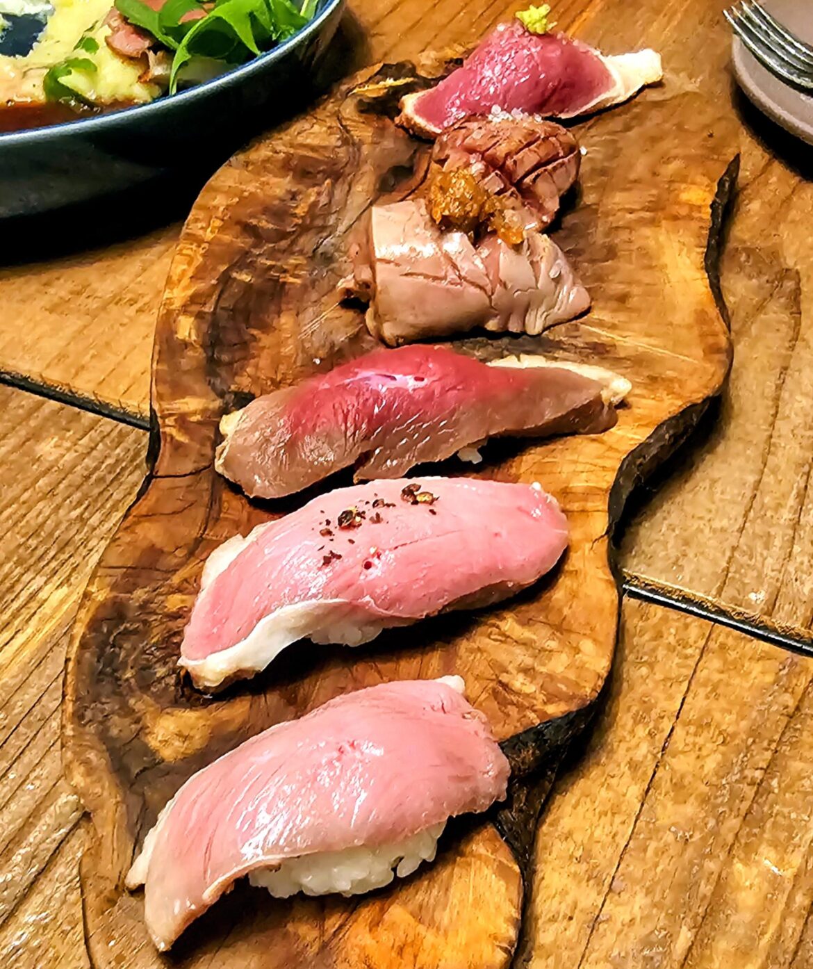 Duck Nigiri was surprisingly good