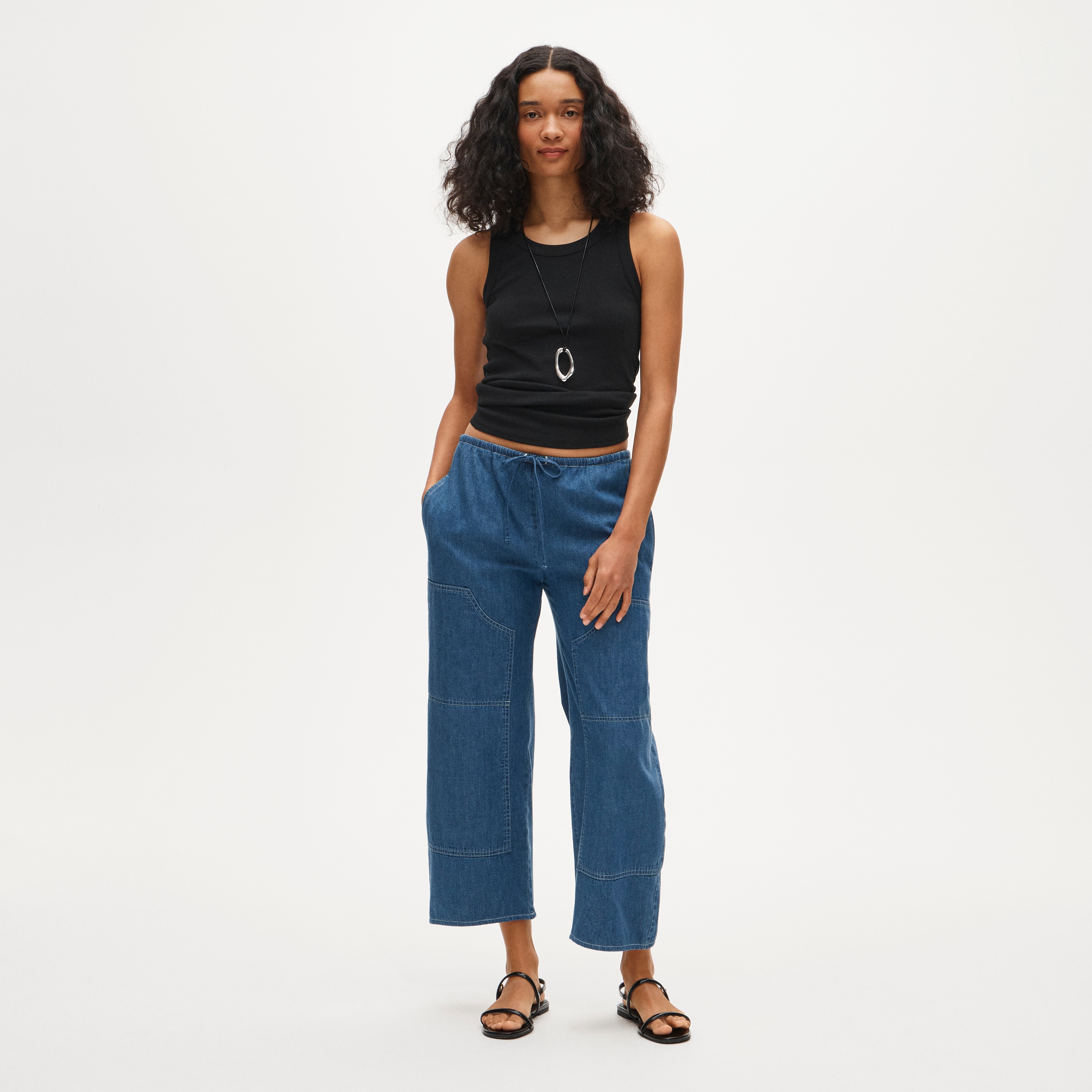 Luna Pant in Chambray
