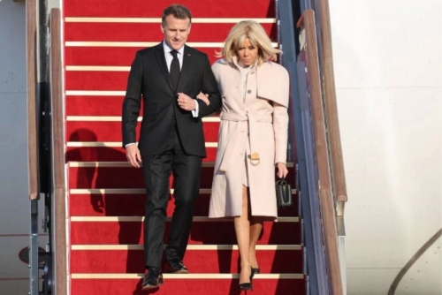 French President Macron lands in South Korea after Japan visit French President Macron lands in South Korea after Japan visit